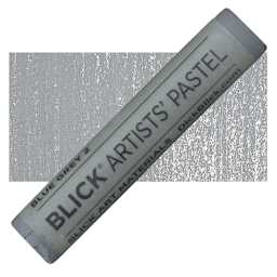 Blick Artists' Soft Pastel - Blue Gray 2 pastel and swatch