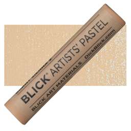 Blick Artists' Soft Pastel - Burnt Sienna 2 pastel and swatch