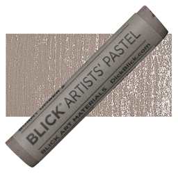Blick Artists' Soft Pastel - Burnt Umber 2 pastel and swatch