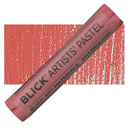 Blick Artists' Soft Pastel - Cadmium Red Hue 3 pastel and swatch