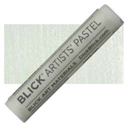 Blick Artists' Soft Pastel - Green Gray 1 pastel and swatch