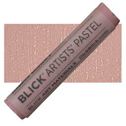 Blick Artists' Soft Pastel - Madder Brown 2 pastel and swatch