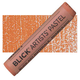 Blick Artists' Soft Pastel - Orange 4 pastel and swatch
