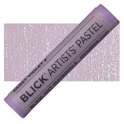 Blick Artists' Soft Pastel - Pansy Violet 2 pastel and swatch