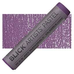 Blick Artists' Soft Pastel - Pansy Violet 4 pastel and swatch
