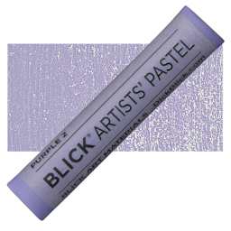 Blick Artists' Soft Pastel - Purple 2 pastel and swatch