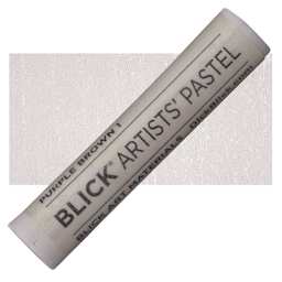 Blick Artists' Soft Pastel - Purple Brown 1 pastel and swatch