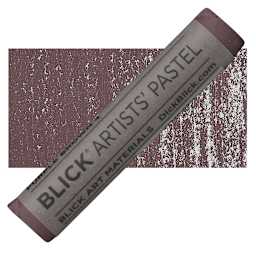 Blick Artists' Soft Pastel - Purple Brown 4 pastel and swatch