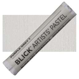 Blick Artists' Soft Pastel - Purple Gray 1 pastel and swatch