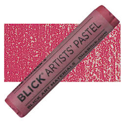 Blick Artists' Soft Pastel - Rose Madder 4 pastel and swatch