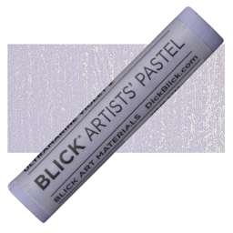 Blick Artists' Soft Pastel - Ultramarine Violet 2 pastel and swatch