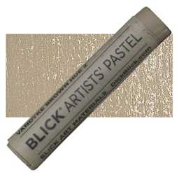 Blick Artists' Soft Pastel - Vandyke Brown Hue 2 pastel and swatch