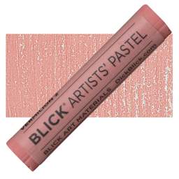 Blick Artists' Soft Pastel - Vermilion 2 pastel and swatch