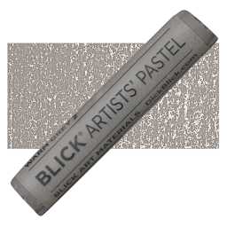 Blick Artists' Soft Pastel - Warm Gray 2 pastel and swatch