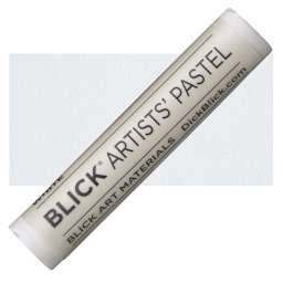 Blick Artists' Soft Pastel - White pastel and swatch