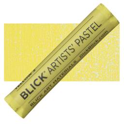 Blick Artists' Soft Pastel - Yellow 3 pastel and swatch