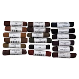 Mount Vision Soft Pastel Set - Dark Earth, Set of 18