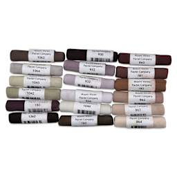 Mount Vision Soft Pastel Set - Dark Portrait, Set of 18