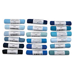 Mount Vision Soft Pastel Set - Turquoise, Set of 18