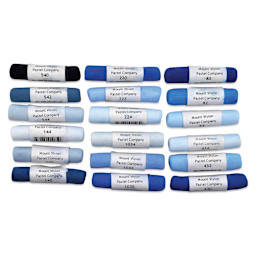 Mount Vision Soft Pastel Set - Warm Blue, Set of 18