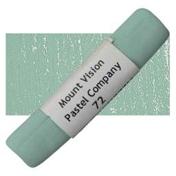 Mount Vision Handmade Pastel - Blue Green 72 pastel and swatch