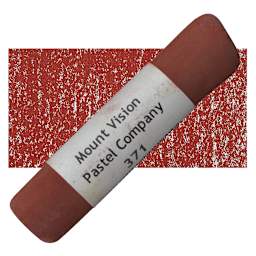 Mount Vision Handmade Pastel - Brick Red 371 pastel and swatch