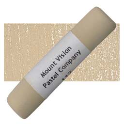 Mount Vision Handmade Pastel - Burnt Umber 112 pastel and swatch