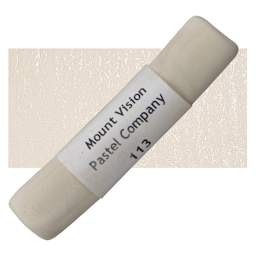 Mount Vision Handmade Pastel - Burnt Umber 113 pastel and swatch