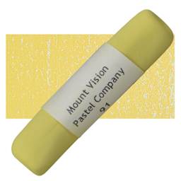Mount Vision Handmade Pastel - Butter Yellow 91 pastel and swatch