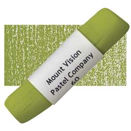 Mount Vision Handmade Pastel - Cool Grass Green 60 pastel and swatch
