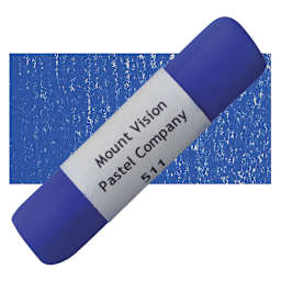 Mount Vision Handmade Pastel - Dark Blue (Purple) 511 pastel and swatch