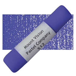 Mount Vision Handmade Pastel - Dark Blue (Purple) 512 pastel and swatch