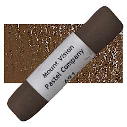 Mount Vision Handmade Pastel - Dark Red Brown 691 pastel and swatch
