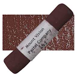 Mount Vision Handmade Pastel - Dark Red Brown 692 pastel and swatch