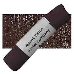 Mount Vision Handmade Pastel - Dark Red Brown 693 pastel and swatch