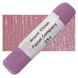 Mount Vision Handmade Pastel - Deep Red Purple 251 pastel and swatch