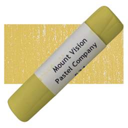Mount Vision Handmade Pastel - Dirt Yellow Green 531 pastel and swatch
