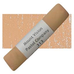 Mount Vision Handmade Pastel - Earth Orange 313 pastel and swatch
