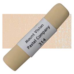 Mount Vision Handmade Pastel - Earth Orange 314 pastel and swatch