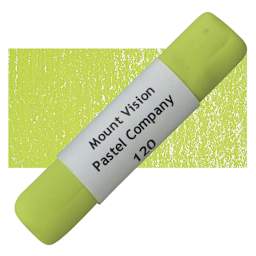 Mount Vision Handmade Pastel - Light Yellow Green 120 pastel and swatch