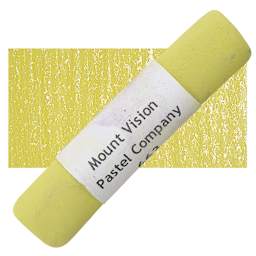 Mount Vision Handmade Pastel - Pea Green 663 pastel and swatch