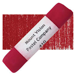 Mount Vision Handmade Pastel - Quinacridone Red 410 pastel and swatch