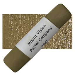 Mount Vision Handmade Pastel - Raw Umber 160 pastel and swatch