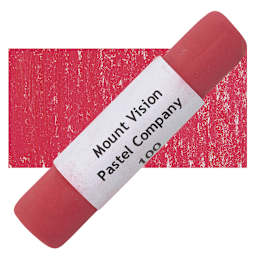 Mount Vision Handmade Pastel - Reddish Coral 100 pastel and swatch
