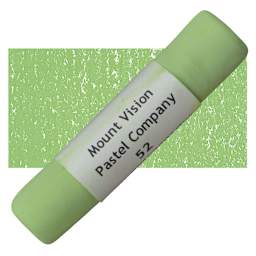 Mount Vision Handmade Pastel - Soft Chromium Oxide 52 pastel and swatch