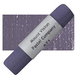 Mount Vision Handmade Pastel - Thunderstorm Violet 671 pastel and swatch