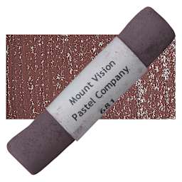 Mount Vision Handmade Pastel - Thunderstorm Red 681 pastel and swatch
