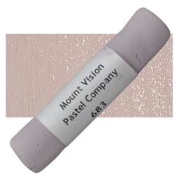 Mount Vision Handmade Pastel - Thunderstorm Red 683 pastel and swatch