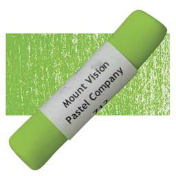 Mount Vision Handmade Pastel - Tropical Green 712 pastel and swatch