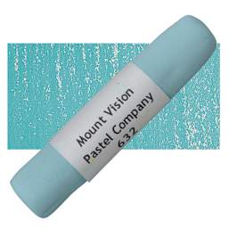 Mount Vision Handmade Pastel - Turquoise Green 632 pastel and swatch